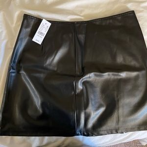 Pacsun Faux Leather Skirt